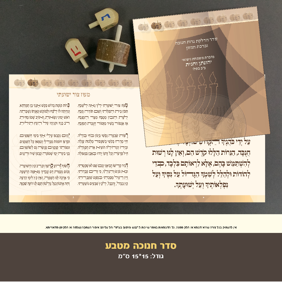 חנוכה דגם מטבע