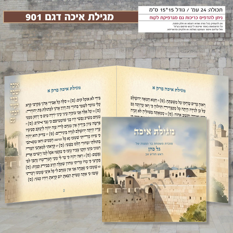 מגילת איכה דגם 901